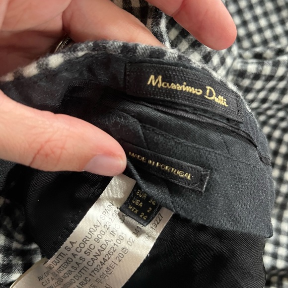 Black and white checkered pants - Picture 2 of 2